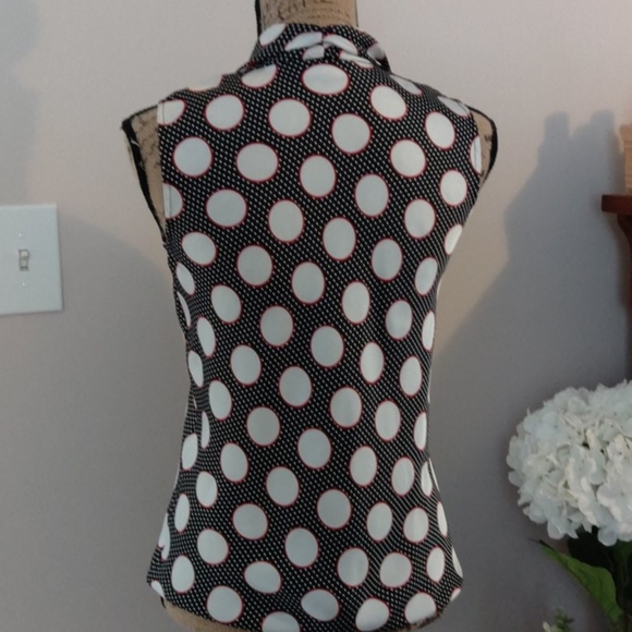 Nine West tank top blouse with tie sz XS - Picture 5 of 6